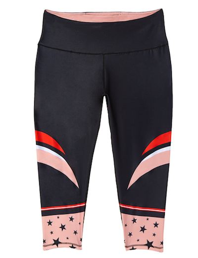 printed activewear capris Day Won