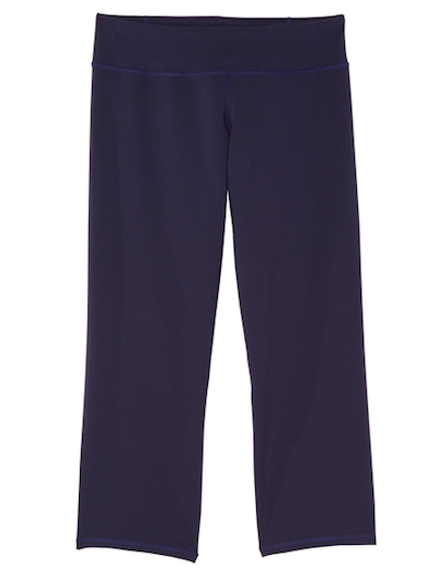 navy wide leg activewear legging