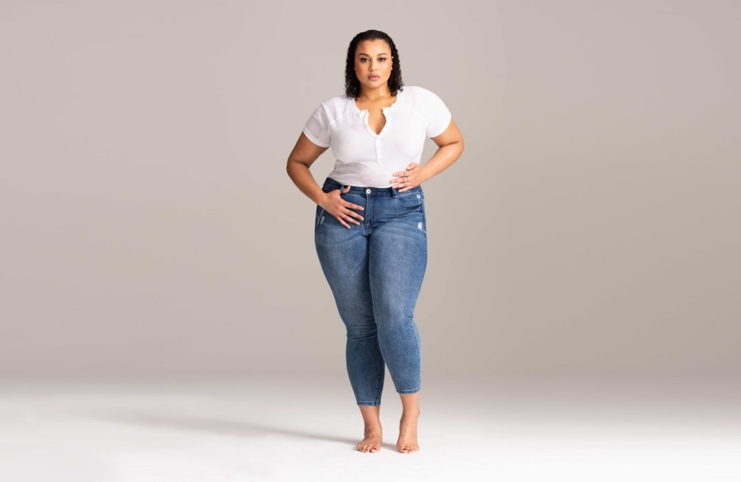 plus size denim jeans