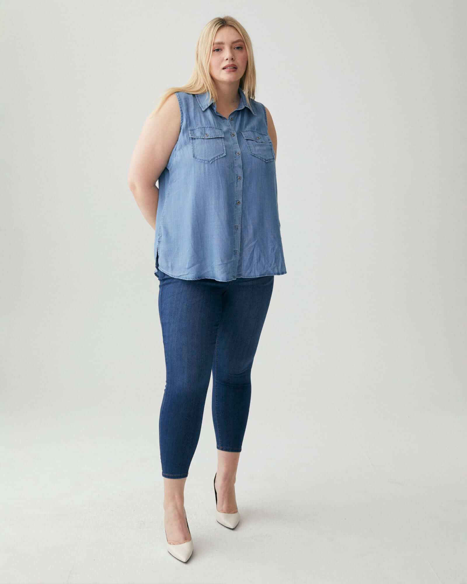 How to Dress Up Plus Size Jeans: Transitioning from Day to Night | Dia & Co